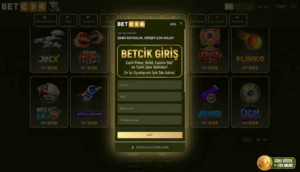 Betcik Giriş
