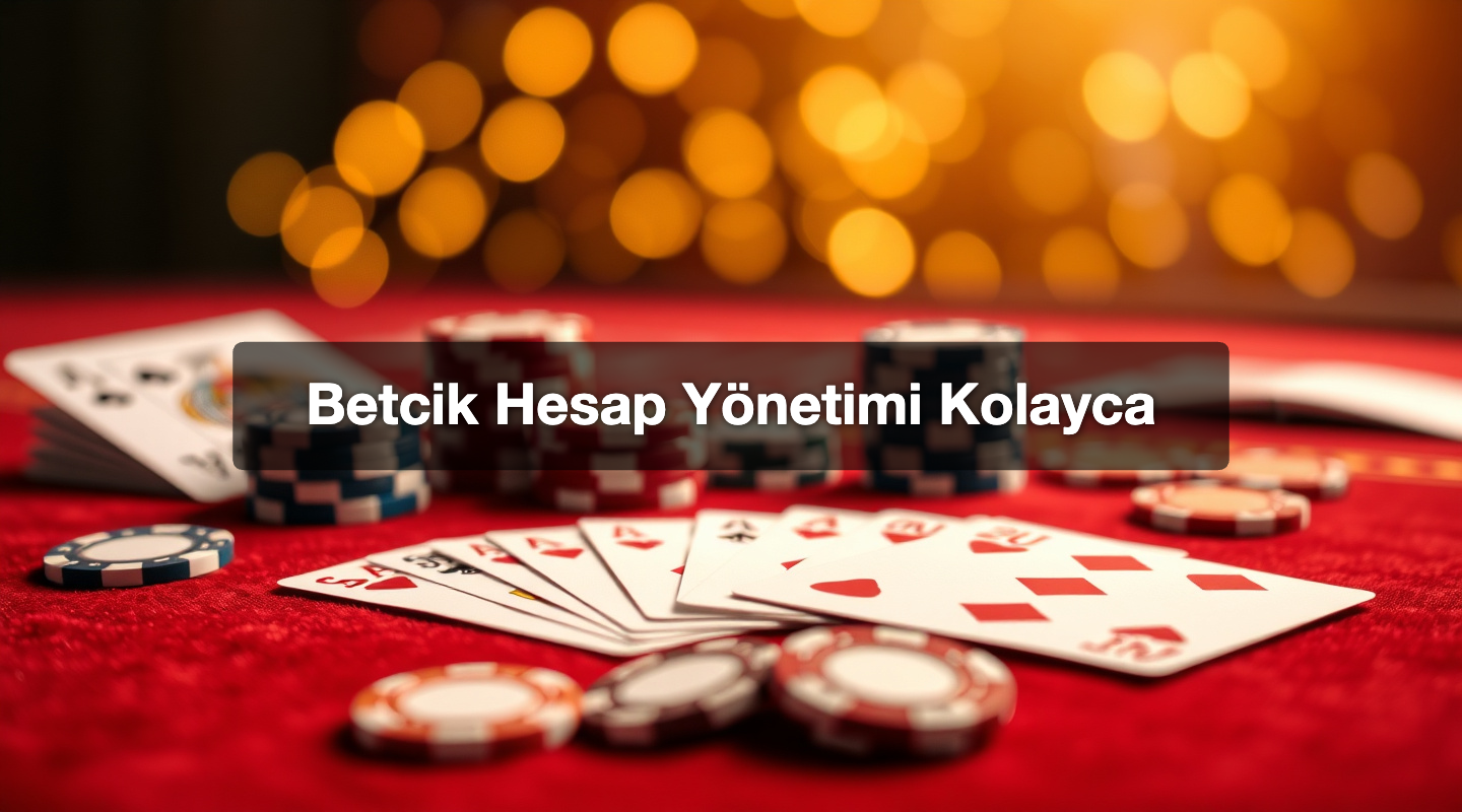 Betcik Hesap Yönetimi Kolayca
